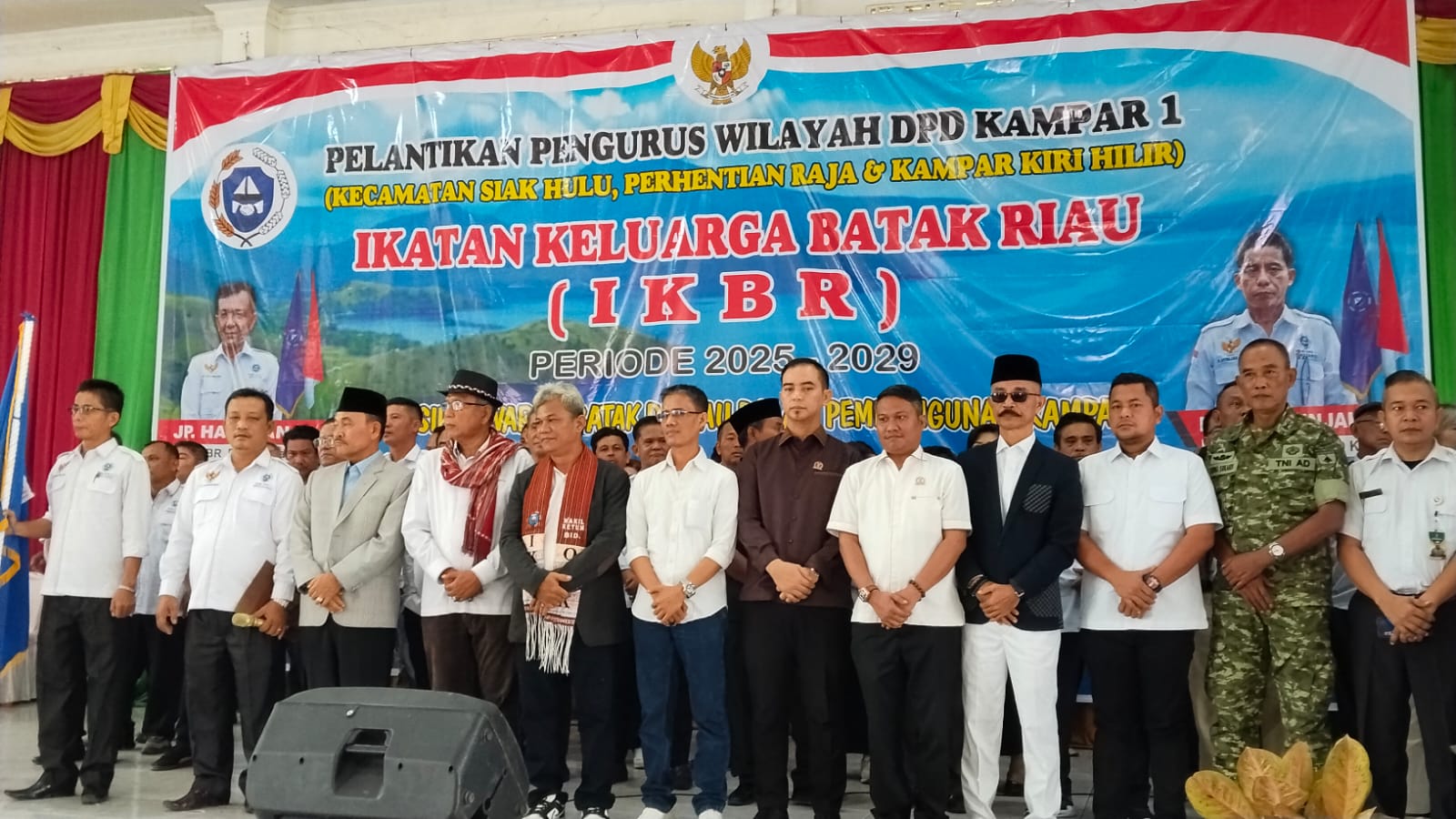 Pelantikan DPD IKBR Dihadiri Anggota DPRD Kampar, Hendri Domo, Berikut Pesannya